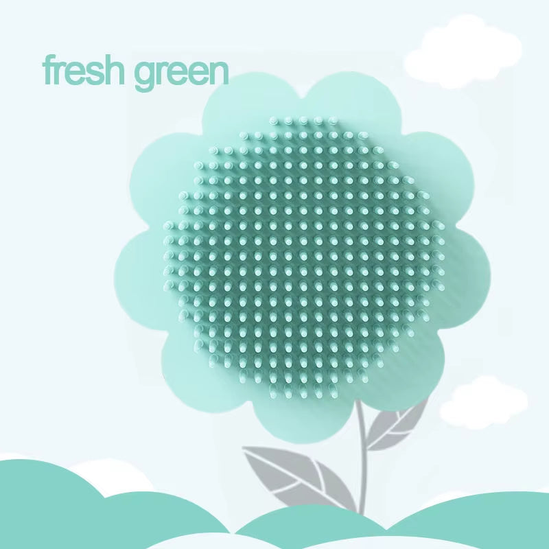 Baby Care Silicone Bath Brush Kids Bath Shampoo Brush Massage for Baby Hair Care and Body Care