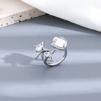 Women'S Ring Simple Star Ring Open Mouth Adjustable Awning Send Girlfriend Girlfriends Gift Jewellery Jewellery