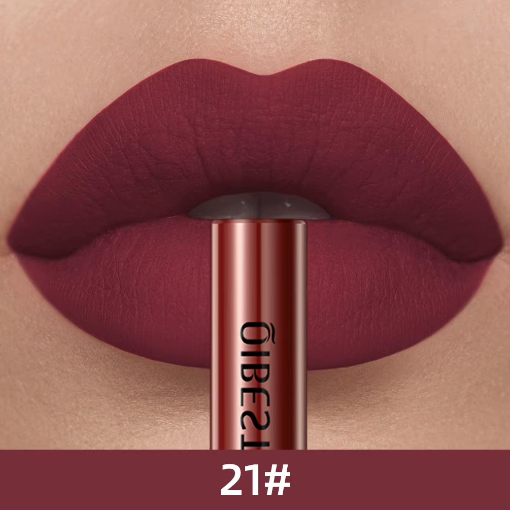 Matte Liquid Lipstick Waterproof Long Lasting Lip Gloss Velvet Mate Nude Red Tint Tube Lipsticks Lipgloss Makeup Cosmetic