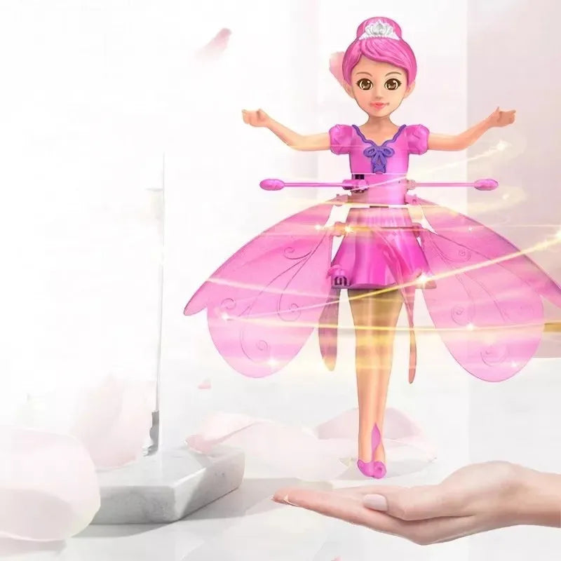 Flying Doll Dancing Simulation Helicopter Gesture Induction Machine Rotating Flying Toy Luminous Children'S Toy Gift