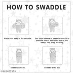 AARNAV Baby Blanket Wearable Swaddle Wrapper for Baby Boys and Baby Girls, Unicorn Navy Blue