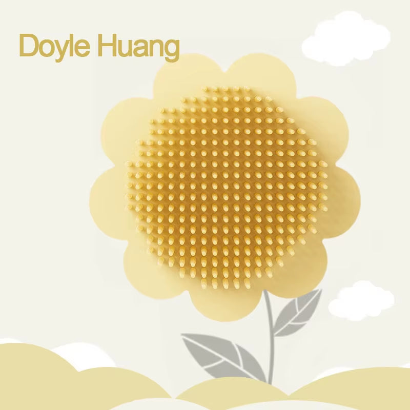 Baby Care Silicone Bath Brush Kids Bath Shampoo Brush Massage for Baby Hair Care and Body Care