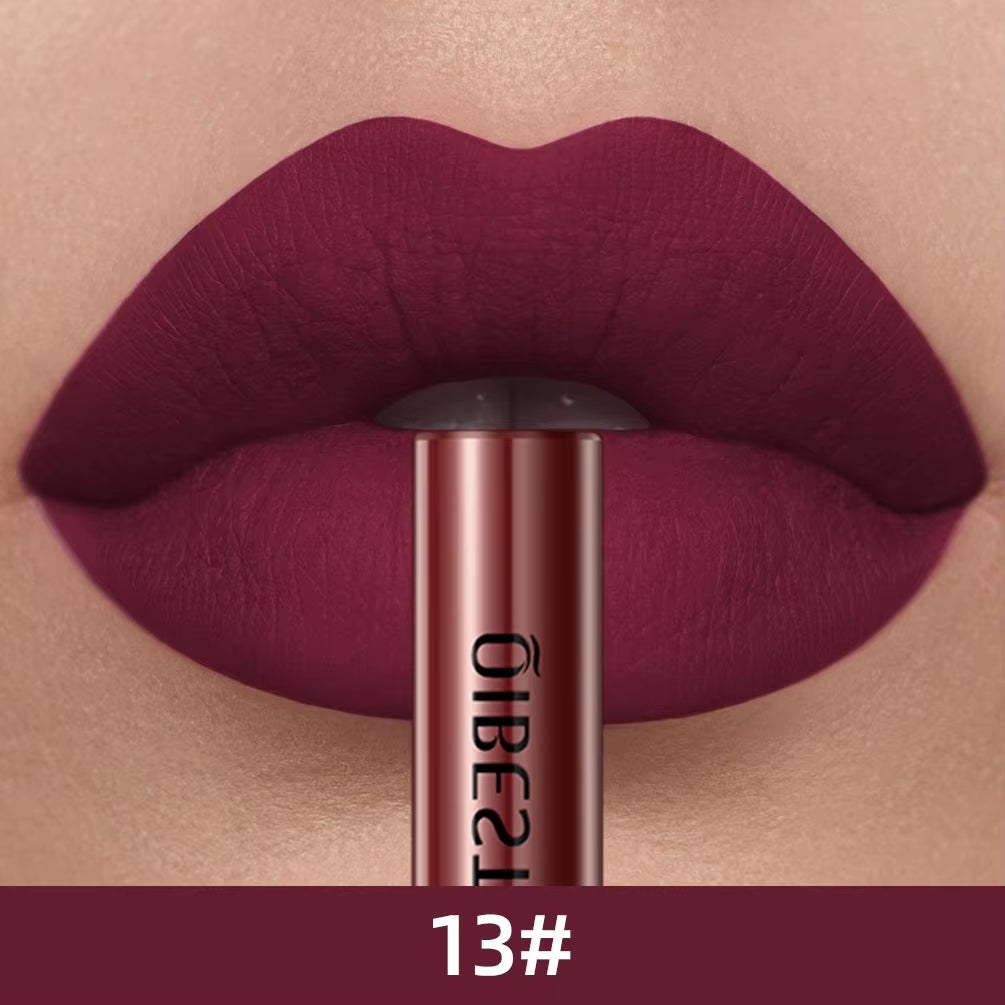 Matte Liquid Lipstick Waterproof Long Lasting Lip Gloss Velvet Mate Nude Red Tint Tube Lipsticks Lipgloss Makeup Cosmetic