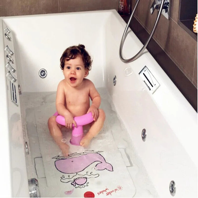1Pc Baby Care Baby Bath Seat Newborn Baby Bath Tub Plastic Infant Babies Bath Seat for Tub Infant Antislip Bath Shower Chair #TC