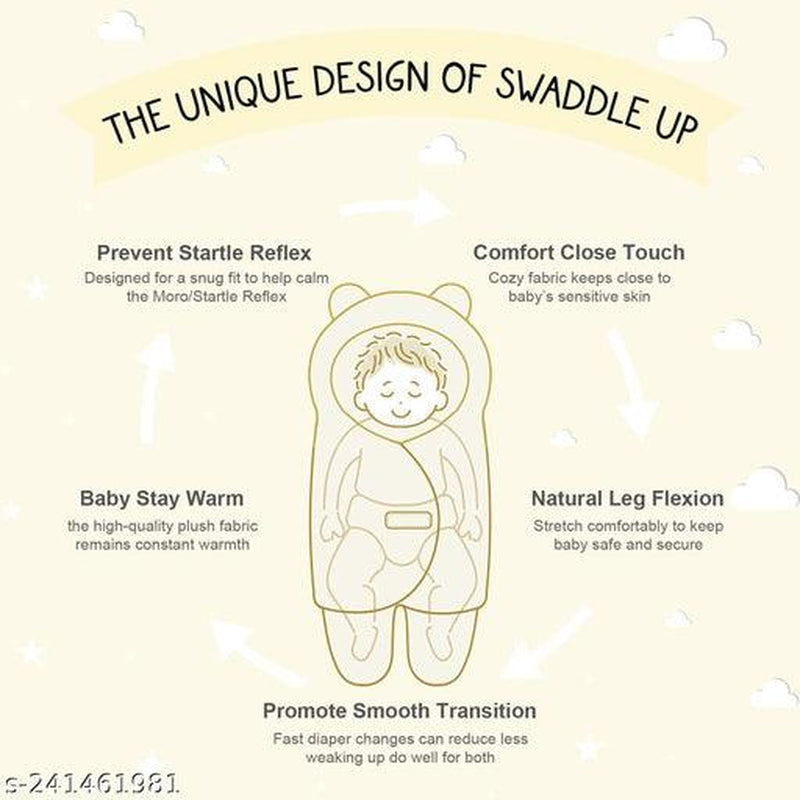 AARNAV Baby Blanket Wearable Swaddle Wrapper for Baby Boys and Baby Girls, Unicorn Navy Blue